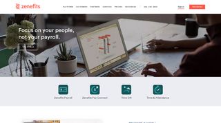Payroll Software Online | Payroll Services & Time | Zenefits