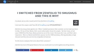 I Switched From Zenfolio To SmugMug And This Is Why