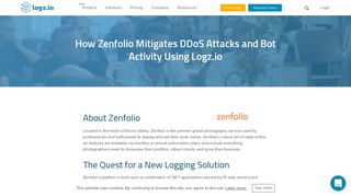 How Zenfolio Mitigates DDoS Attacks and Bot Activity Using Logz.io