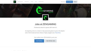 ZENGAMING Jobs - AngelList