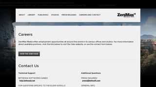 Contact - ZeniMax Media Inc