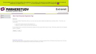 Markerstudy Insurance Services Ltd - Extranet - Extranet Login