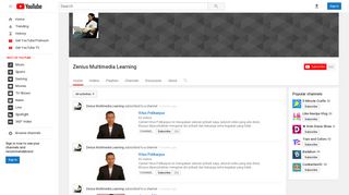 Zenius Multimedia Learning - YouTube