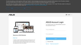 Log in Asus - ASUS Account Login