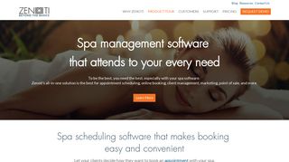 Spa Management Software | Spa Appointment Scheduling ... - Zenoti
