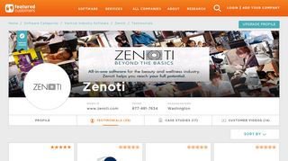38 Zenoti Customer Testimonials & Customer References ...