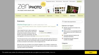 Zenphoto Single-Login | Extensions | Zenphoto - The simpler media ...