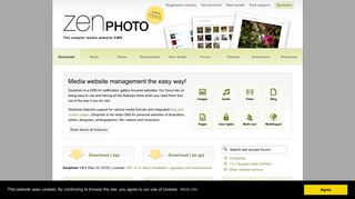Zenphoto - The simpler media website CMS