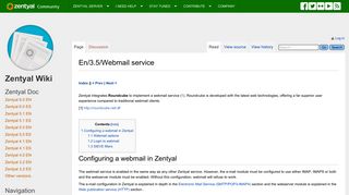 En/3.5/Webmail service - Zentyal Linux Small Business Server