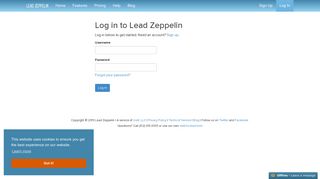 Login | Lead Zeppelin