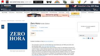 Amazon.com: Zero Hora: Kindle Store