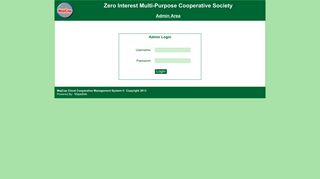 Zero Interest Multi-Purpose Cooperative Society :: Admin Login Page