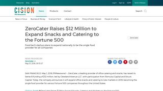 ZeroCater Raises $12 Million to Expand Snacks and Catering to the ...