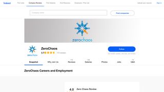 ZeroChaos Careers and Employment | Indeed.com