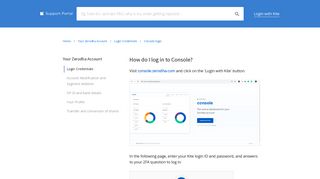 How do I log in to Console? - Support - Zerodha
