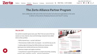 The Zerto Alliance Partner (ZAP) Program