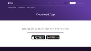 Download App — Zeta