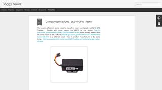 Configuring the LK206 / LK210 GPS Tracker | Soggy Sailor