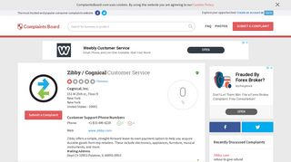Zibby / Cognical Customer Service, Complaints and Reviews