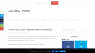 Check your Zidisha accounts for auto lending... - Saverocity Finance