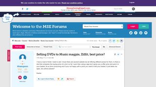 Selling DVDs to Music magpie, Ziffit, best price ...