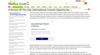 A Review Of The Zija International Income Opportunity
