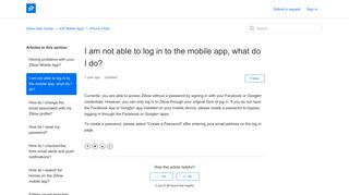 I am not able to log in to the mobile app, what do I do? – Zillow Help ...