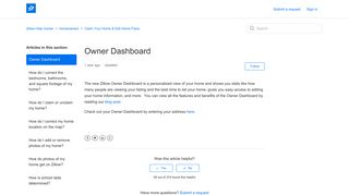 Owner Dashboard – Zillow Help Center