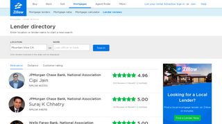 Mortgage Lenders & Reviews | Zillow