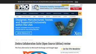 Zimbra Collaboration Suite (Open Source Edition) review | IT PRO