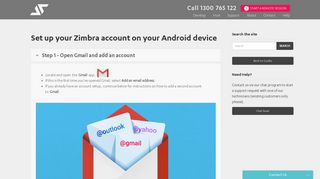 Set up your Zimbra account on your Android device - Sol1