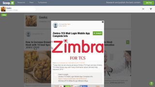 Zimbra TCS Mail Login Mobile App Complete Info ... - Scoop.it