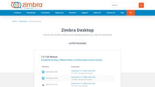 Download Zimbra Desktop