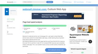 Access webmail.zimmer.com. Outlook Web App