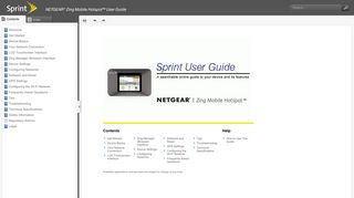 NETGEAR Zing Mobile Hotspot User Guide - Welcome - NETGEAR ...
