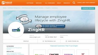 6 Companies that are using ZingHR HR & Employee Management ...