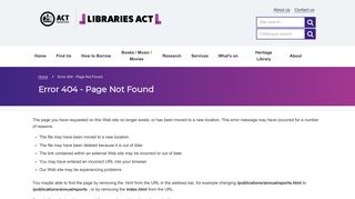 Digital Magazines - Libraries ACT