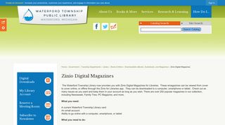 Zinio Digital Magazines | Waterford, MI