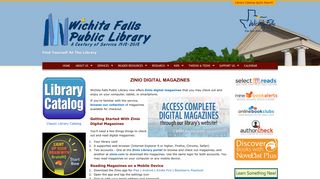 Zinio Digital Magazines | Wichita Falls Public Library