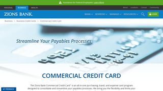 Commercial Credit Card | Commercial Card | Zions Bank