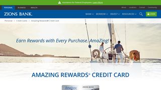 AmaZing Rewards Credit Card | Credit Card Rewards | Zions Bank