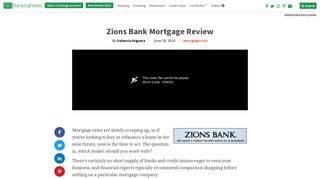 Zions Bank Home Loans | Mortgage Rates Review | GOBankingRates