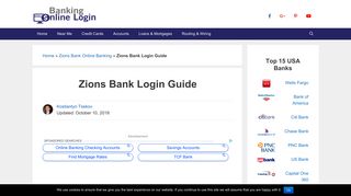 Zions Bank Login Guide | Login Guides for Online Banking