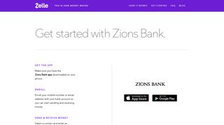 Zions Bank | Zelle