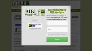 Zions Bank Review - Bible Money Matters