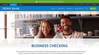 Business Checking Account | Business Banking | Zions Bank