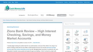 Zions Bank Review - High Interest Checking, Savings, and Money ...