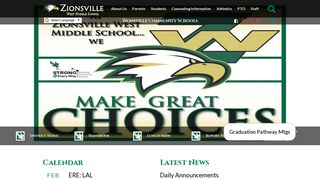 Zionsville West Middle - Zionsville Community Schools