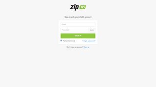 Sign in | ZipID