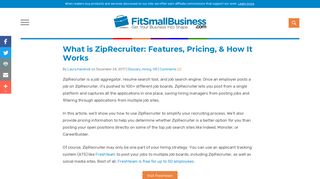 What is ZipRecruiter: Features, Pricing, & How It Works